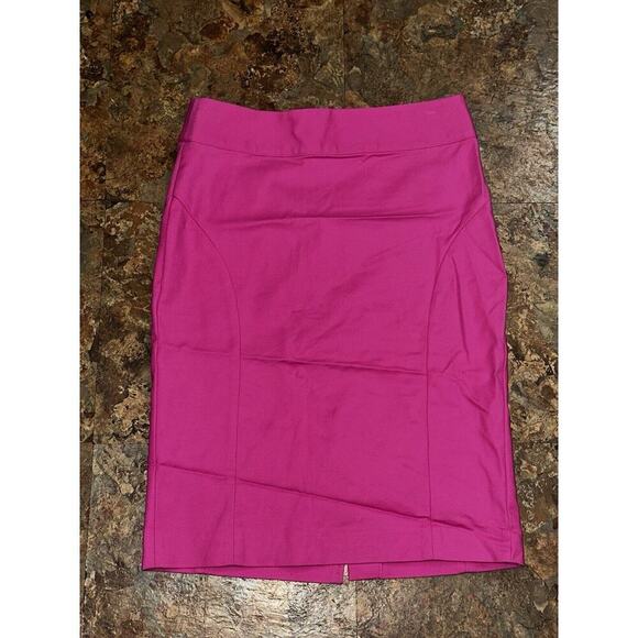Banana Republic Factory Seamed Pencil Skirt Size 2 Pink - Picture 2 of 9